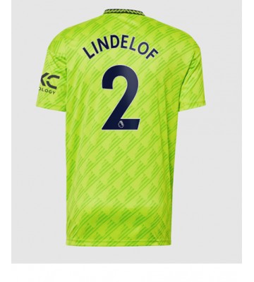 Manchester United Victor Lindelof #2 Tredjedrakt 2022-23 Kortermet